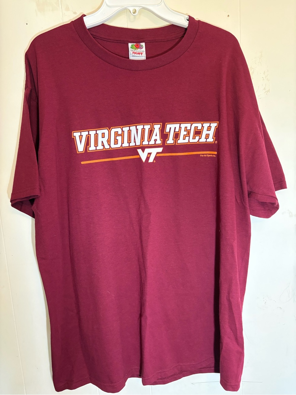 Virginia Tech VT Hokies NCAA College Short Sleeve T-Shirt Men's Size XL NWOT